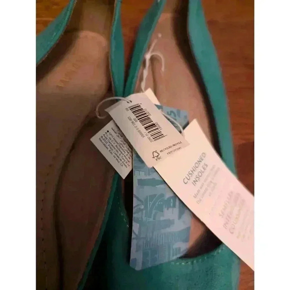 Women's teal green ballet slide shoes by Old Navy size 10 - Picture 2 of 5